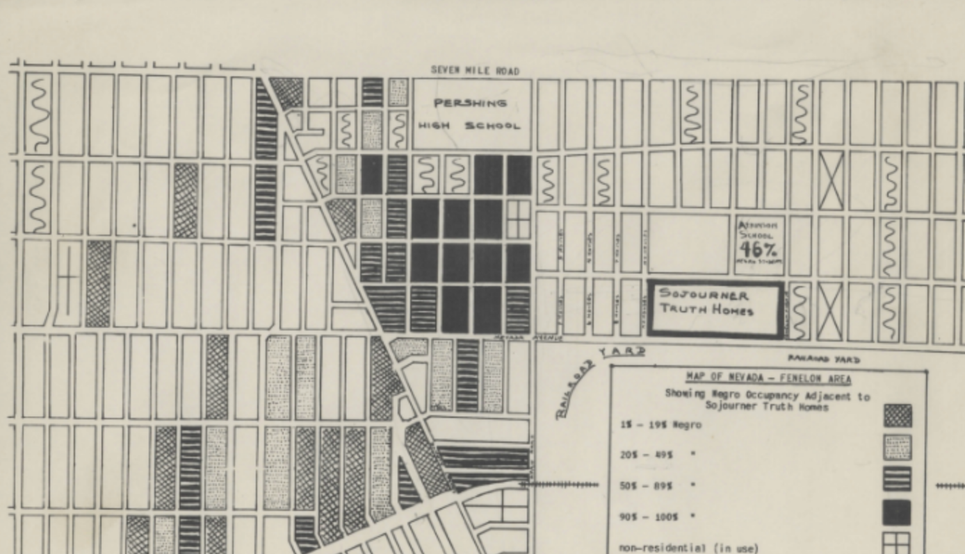 Map of Nevada-Fenlow Area (1943)